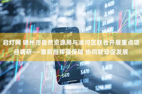 启灯网 锦州市自然资源局与凌河区联合开展重点项目调研——靠前指挥强保障 协同联动促发展