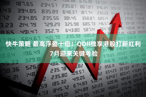 快牛策略 最高浮盈十倍！QDII独享港股打新红利 7月迎来关键考验
